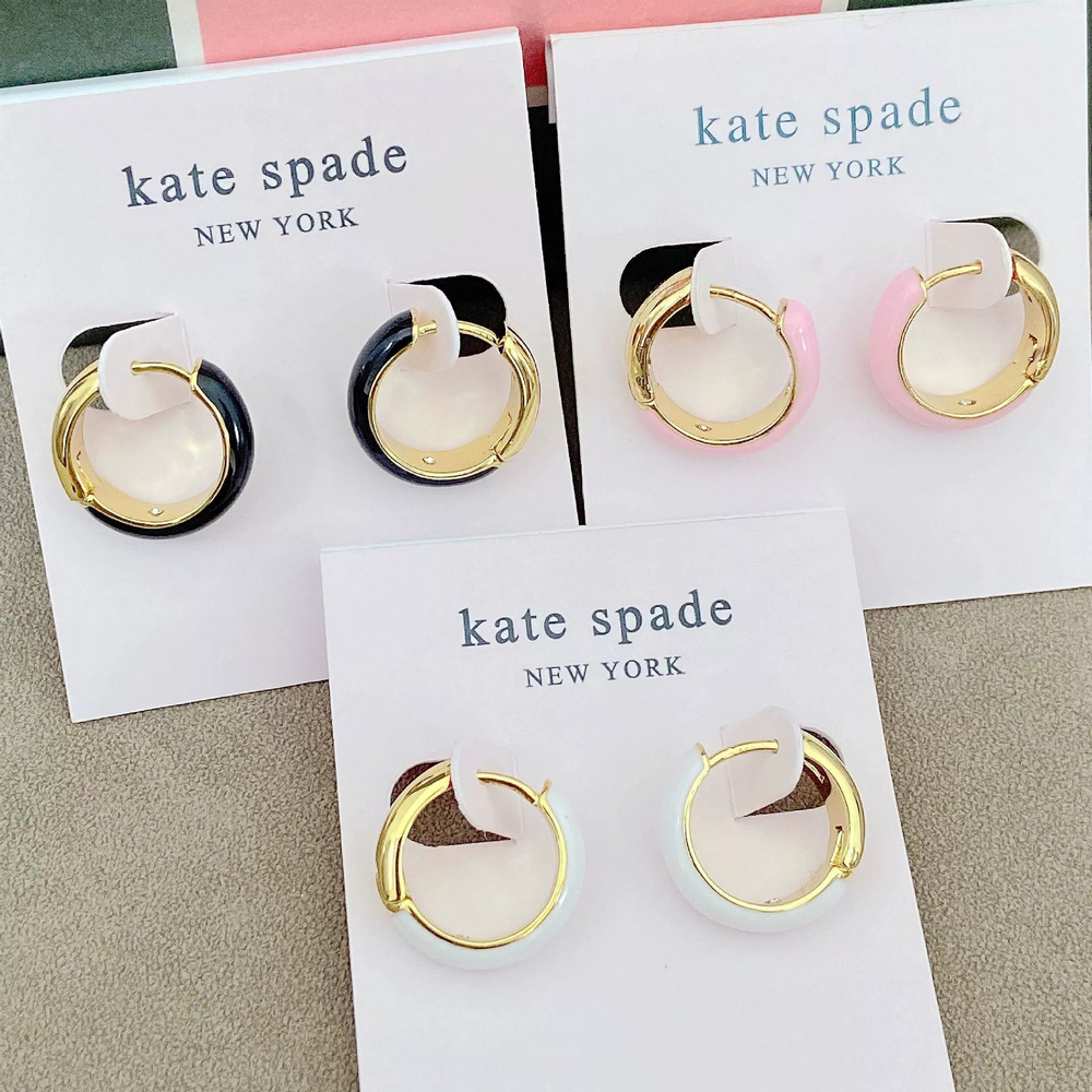 kate spade Vintage Enamel Drop Earrings Contrast Color